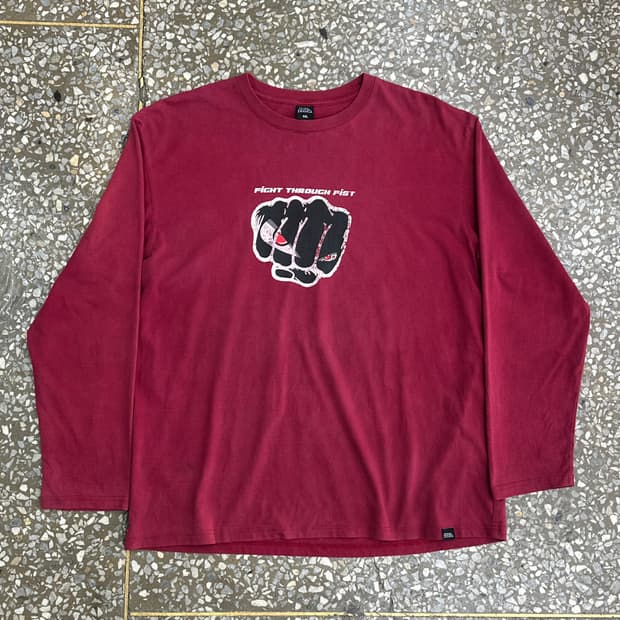 노 피어 No Fear 롱슬리브 티셔츠 XXL