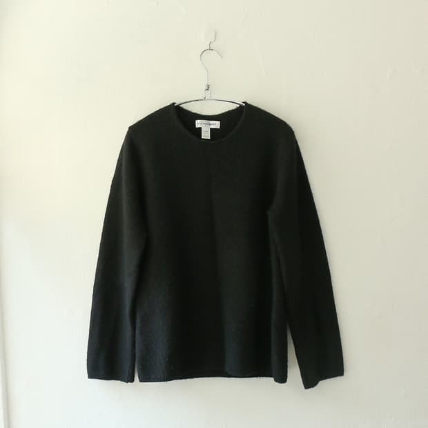 꼼데가르송 셔츠 블랙 니트