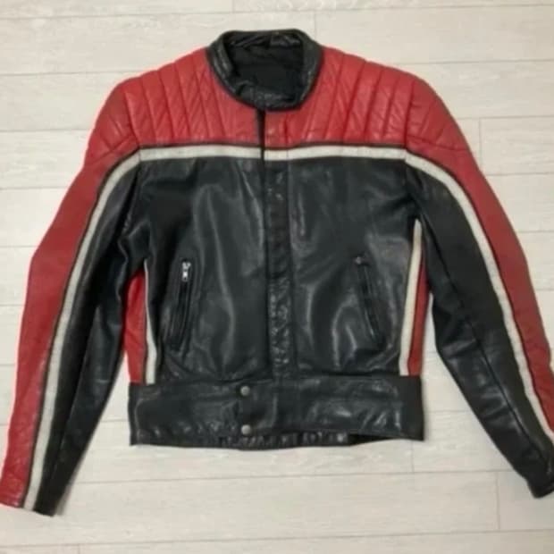 80s 카페레이서 레더 자켓_독일 생산