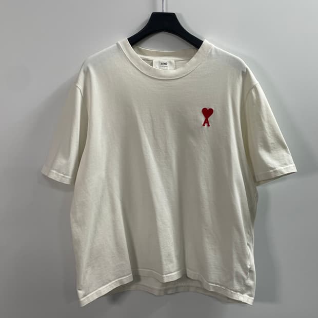 아미 하트로고 라운드 반팔티 (on.663)  