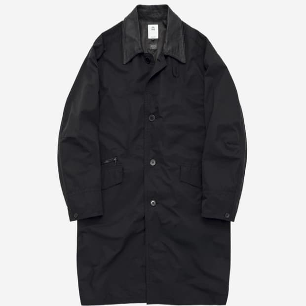 2)폴리테루 25fw 레더카라 벌룬 코트(새제품)