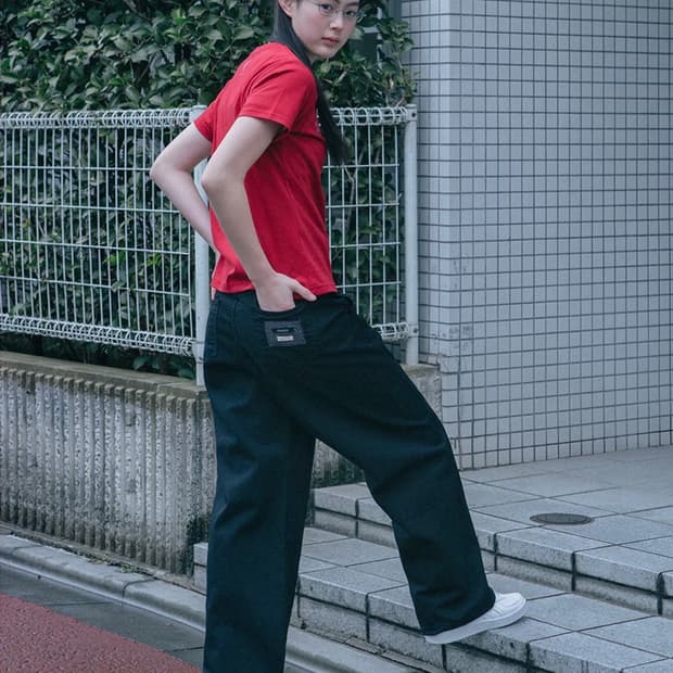오헤시오 wide star cotton pants (black) 2