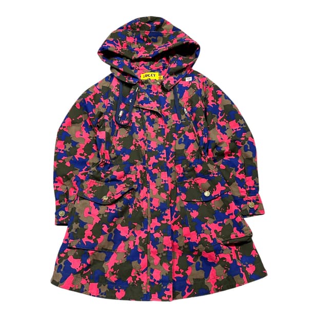 ✨ (바배) 럭키슈에뜨 카모플라쥬 야상 후드 자켓 