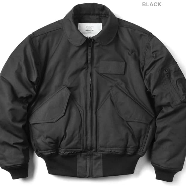 휴스턴 CWU-45/P NOMEX 플라이트 항공점퍼 블랙 L 5CW45P