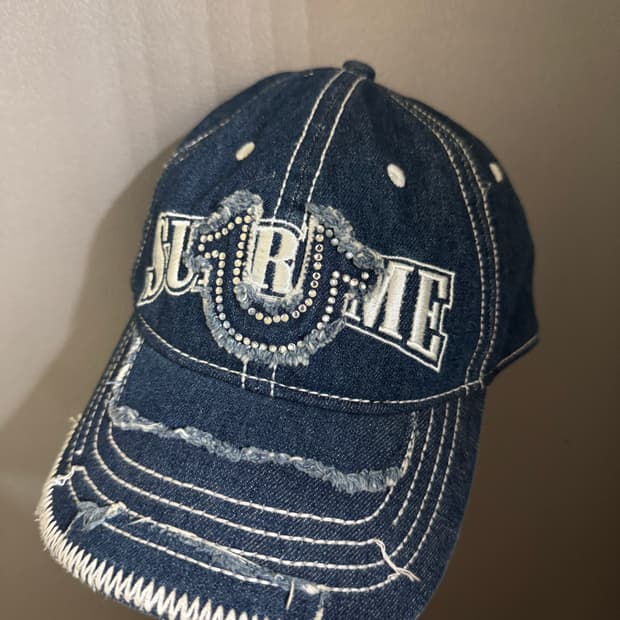 Supreme X 트루릴리젼 데님 볼캡