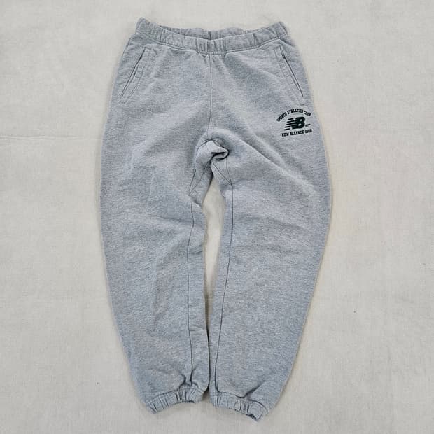 [80(M)] 뉴발란스 여성 그레이 기모 조거팬츠  0114YH1