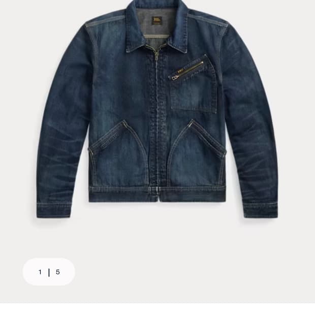 RRL 레이튼 인디고 데님 자켓