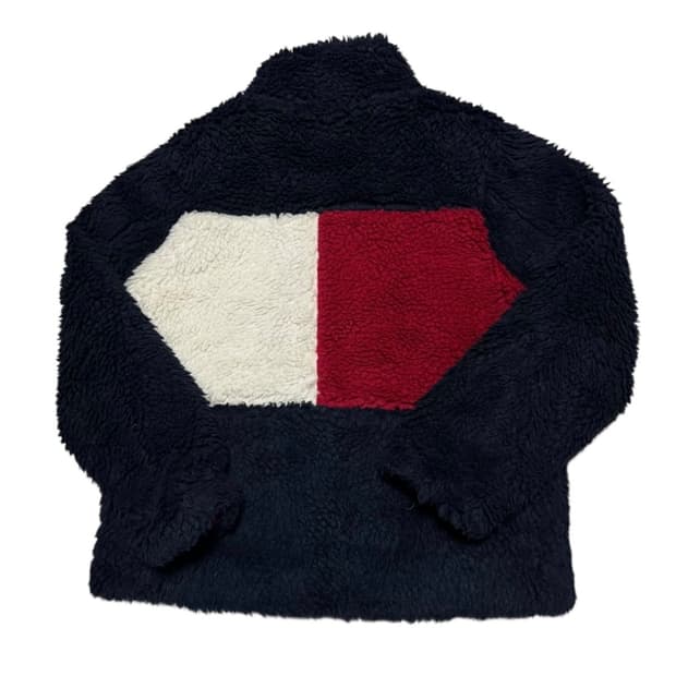 타미힐피거 빅로고 플리스 자켓