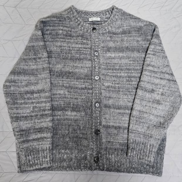 벨리에 브러쉬드 탐 가디건 포그그레이 04(100)