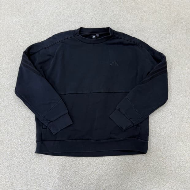 L 아디다스 워드 크루 맨투맨 0130T1