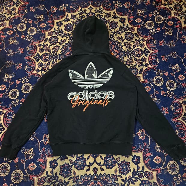 아디다스(Adidas) 트레포일 후드티셔츠 M