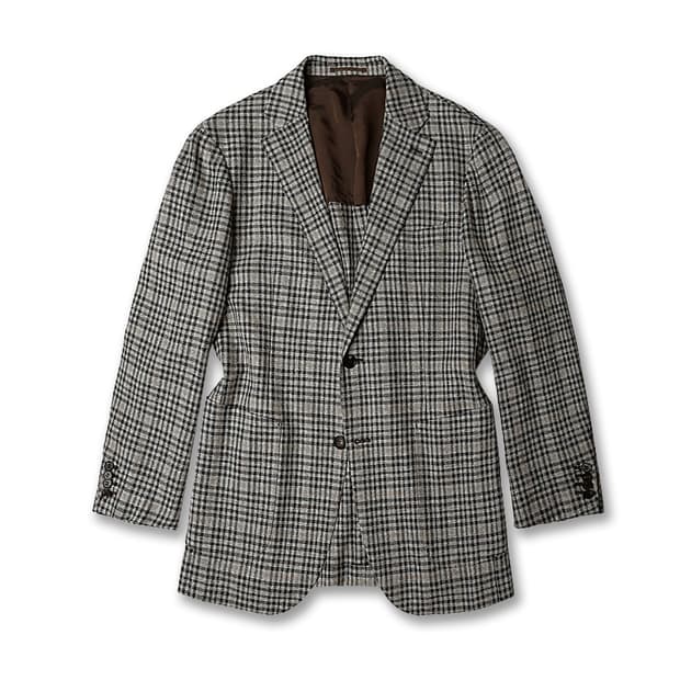 블루 에 그리지오 [Blu E Grigio] 카를로 바르베라 체크 자켓