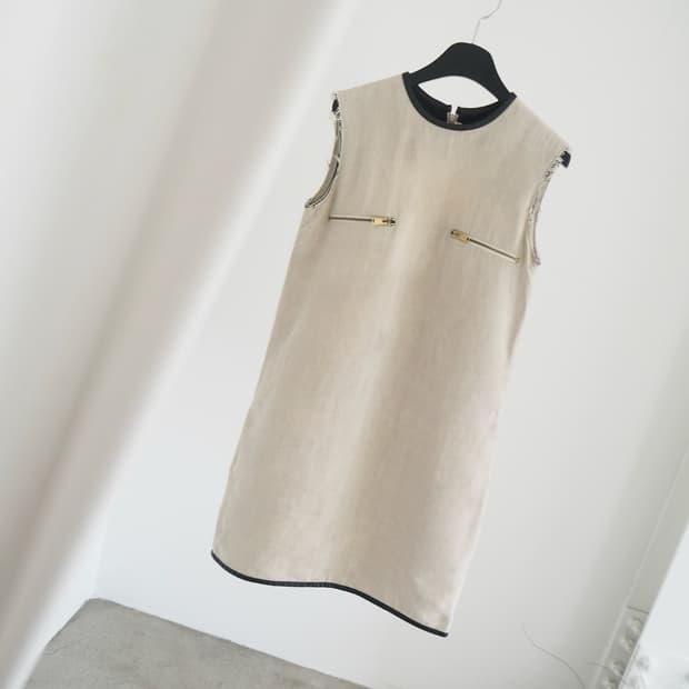 old celine by phoene philo linen onepiec