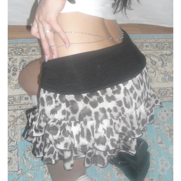 엔젤넘버 555 엔넘파 레오파드 캉캉 스커트