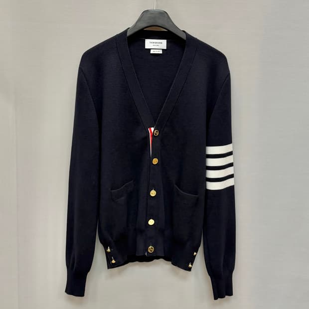 톰브라운 밀라노 스티치 코튼 4바 가디건 ( 95 )