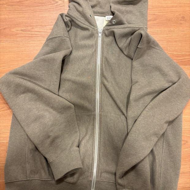 카키스 세이지 후드집업 텍제거 새상품 xl