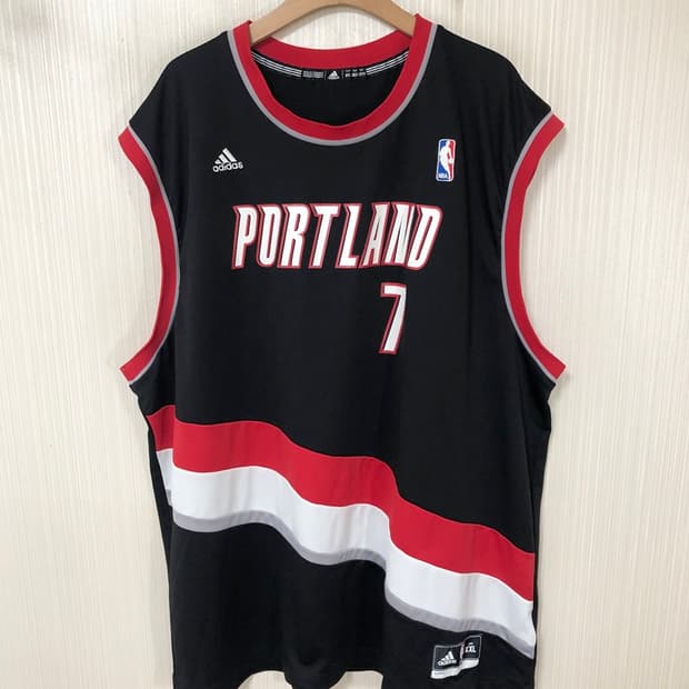 NBA 아디다스 포틀랜드 트레일블레이져스 유니폼 2XL #7 브랜든 로이