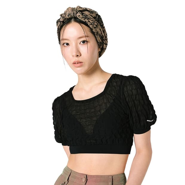 Mischief 쉬폰 블라우스 S