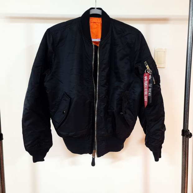 알파인더스트리 Ma-1 마원 자켓 블랙 S 170/88A