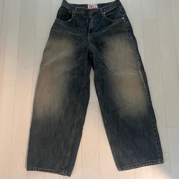 OOTJ 워싱 벌룬핏 데님팬츠