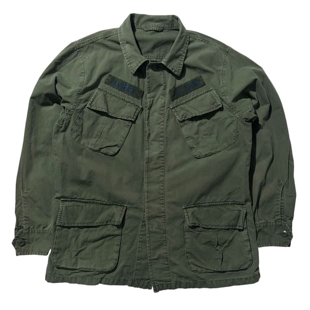 아비렉스 엠브로이디드 밀리터리 정글 퍼티그 자켓