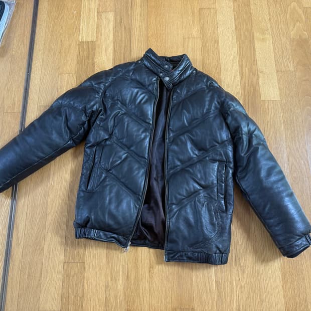 2005 슈프림 레더패딩 L