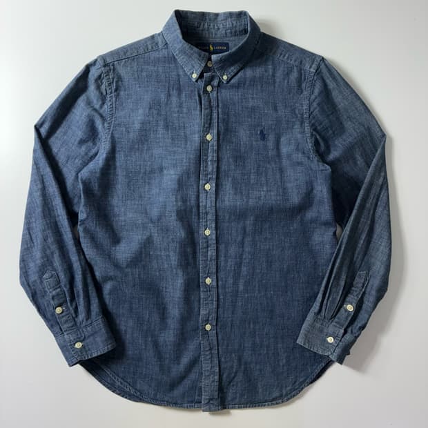 Polo  폴로 랄프로렌 자수 코튼 샴브레이 셔츠 