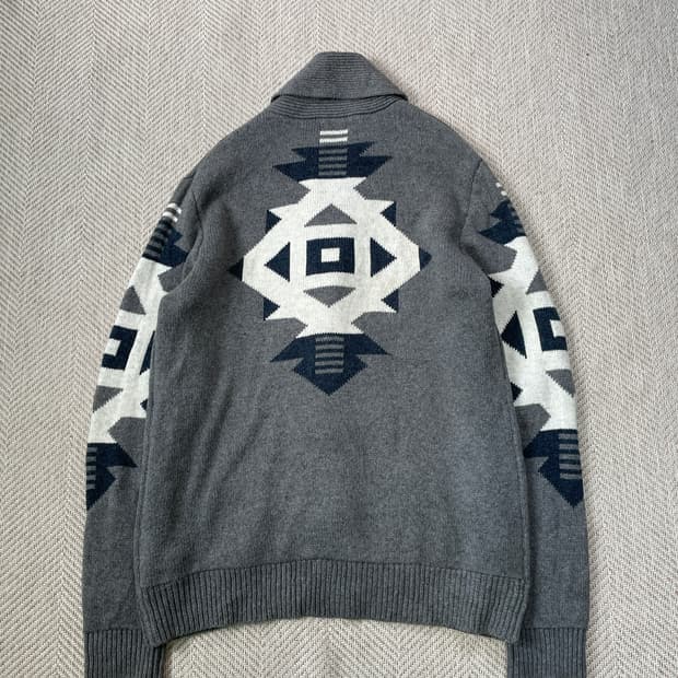 올드 갭 네이티브 아메리칸 숄카라 가디건 