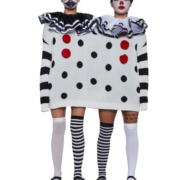 CLOWN TROUBLE KNIT SWEATER SET 