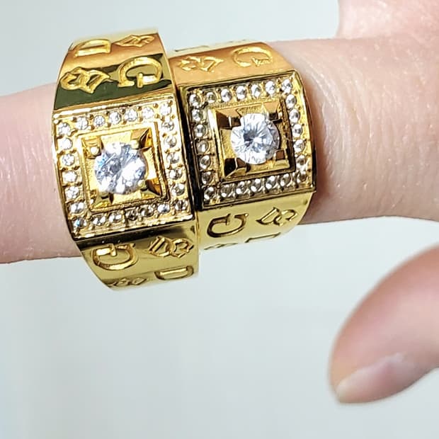 18K,GP, 24호, 13호,  도금반지, 커플링을, 판매합니다!!!