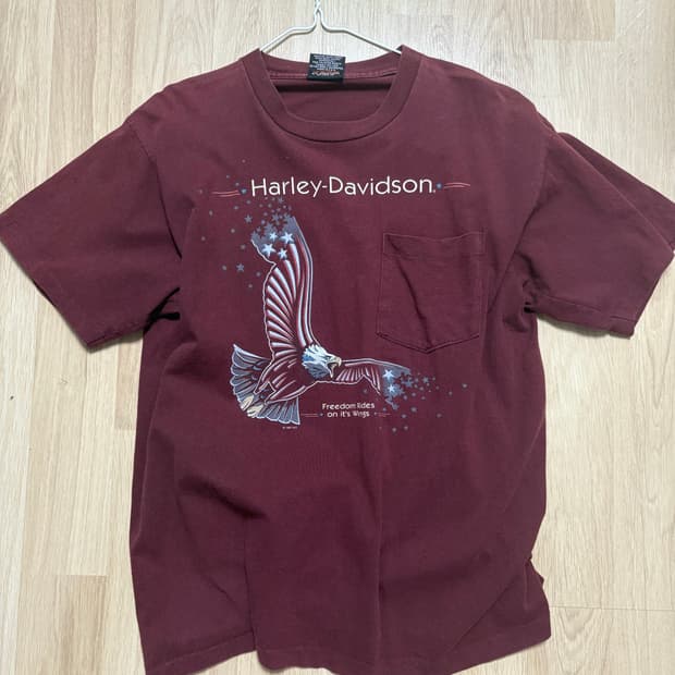 90s 할리데이비슨 티셔츠 L 미제