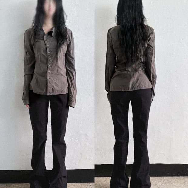 rare* 디젤 asymmetric 버튼다운 셔츠