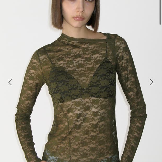 썬번프로젝트 ASYMMETRIC PANELED LONG SLEEVE TO