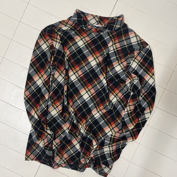 vintage check top