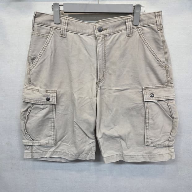 칼하트 릴렉스드핏 코튼 카고반바지 36