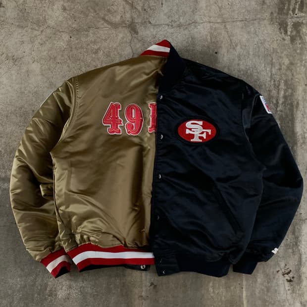 80-90s 스타터 샌프란시스코 포티나이너스 리버시블 스타디움 자켓