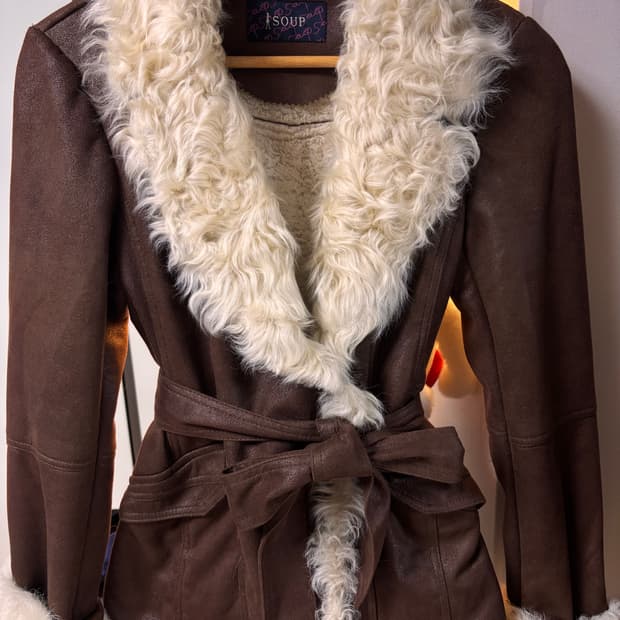 갸루 y2k 오네갸루 퍼 아우터