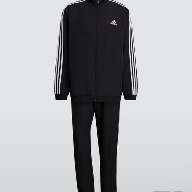 아디다스 3S 우븐 트랙수트 세트 - 블랙 / GK9950