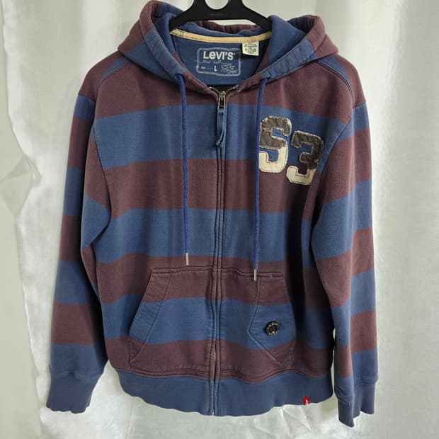 리바이스 스트라이프 후드 집업 (1767)