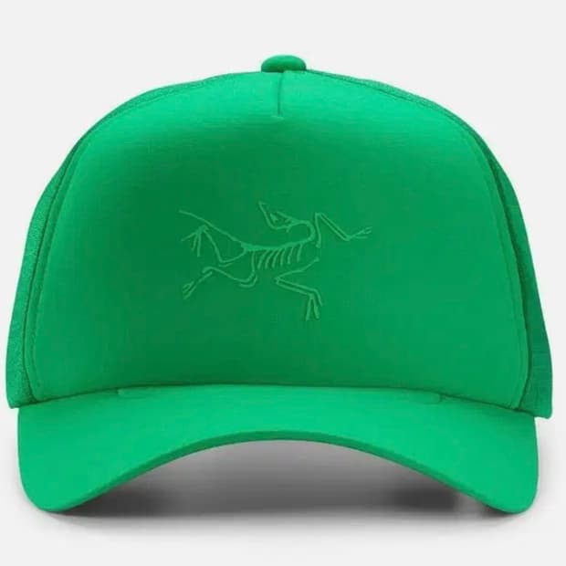 아크테릭스 버드 커브드 브림 트러커 햇 정글