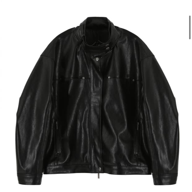 아수라 레더자켓 CONTRAST JACKET 