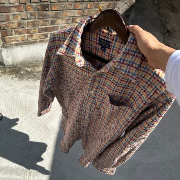 00s Sugar Cane Multi Check Flannel Shirt