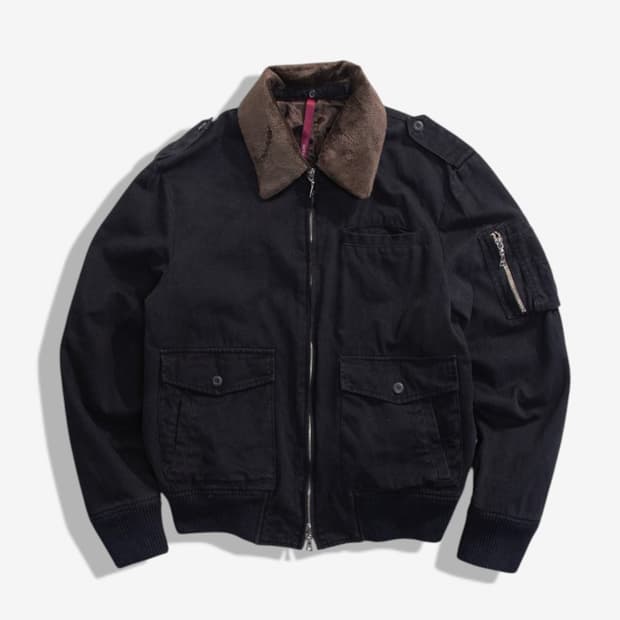 H-2721 Shdhu 2way bomber jacket 