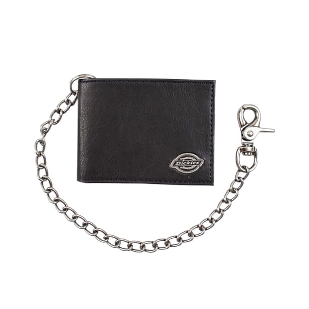 Dickies 체인 레더 지갑