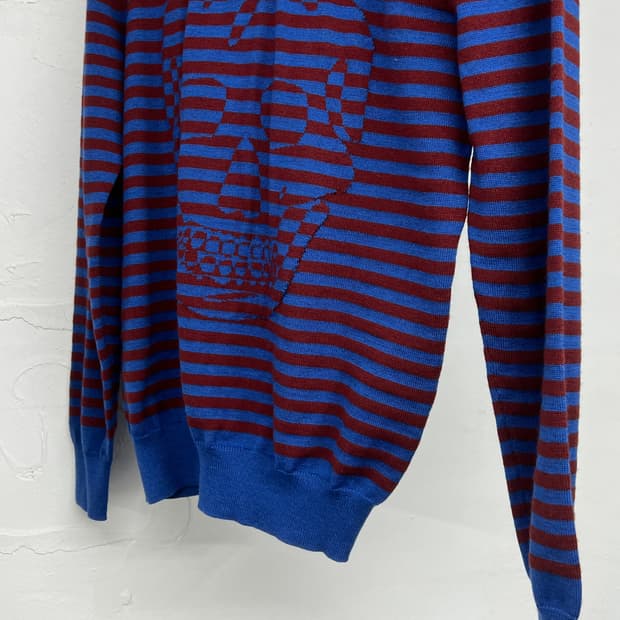 알렉산더 맥퀸 스트라이프 니트 S 