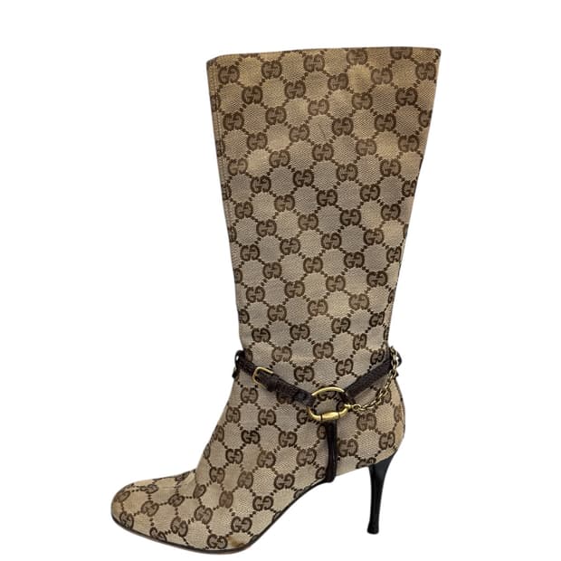 구찌 홀스빗 로고 부츠 36.5(235) (gr-3355)