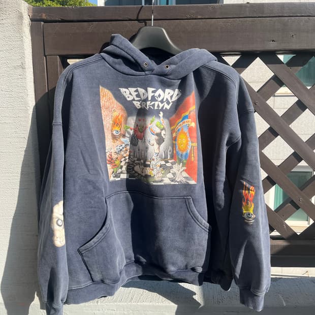 배드포드 언터쳐블 후드 네이비