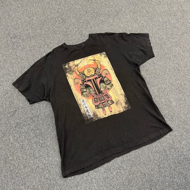 OS) Japanese Vintage 프린팅 반팔 티셔츠