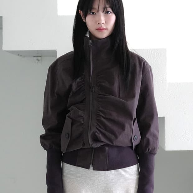 인앤양인하모니 빈티지 셔링 자켓