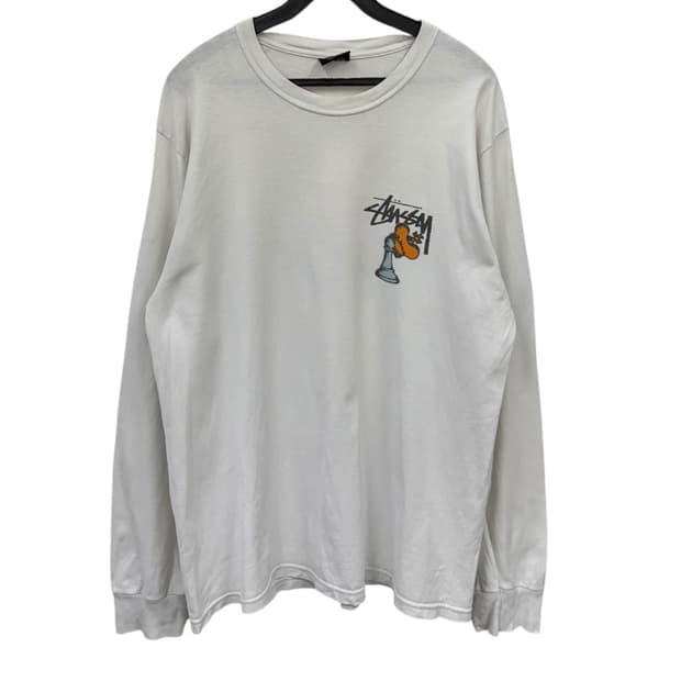 스투시 백로고 긴팔티